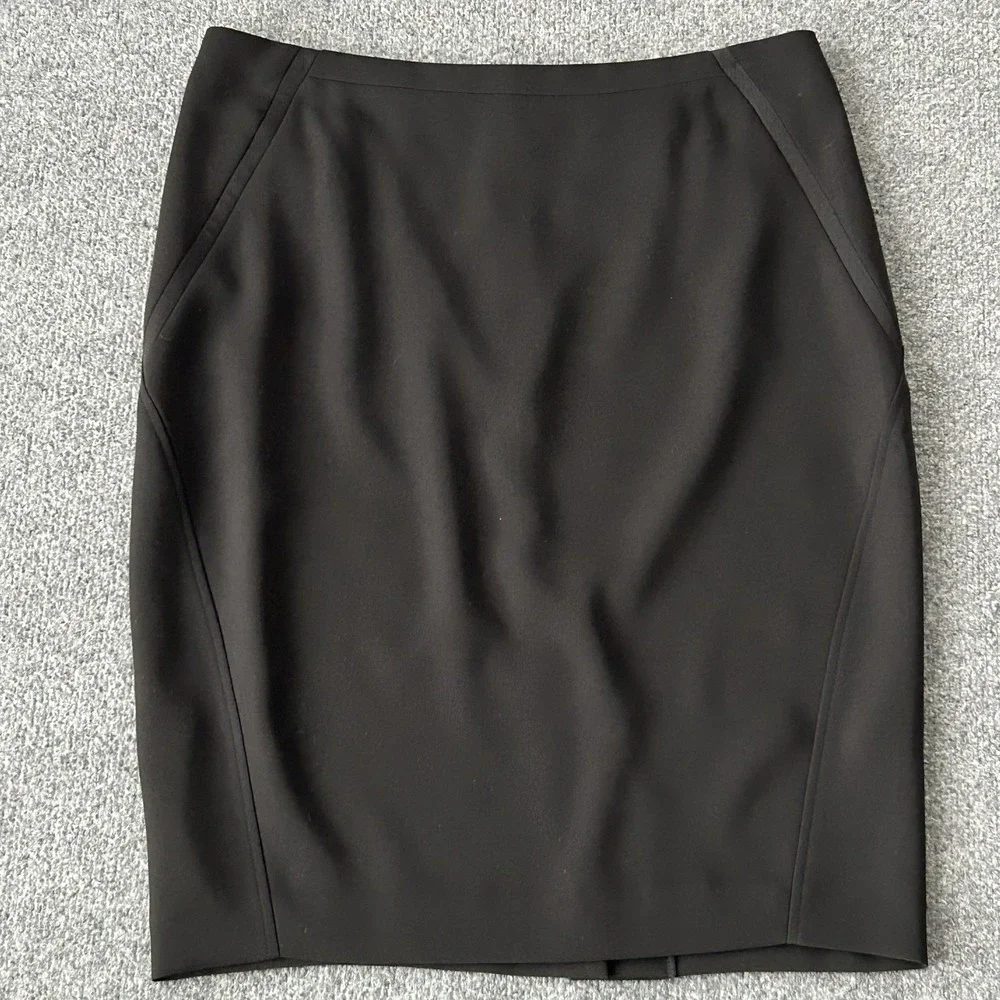 Ted Baker London Black Tailored Pencil Skirt Women's‎ 4 Workwear Office Cocktail